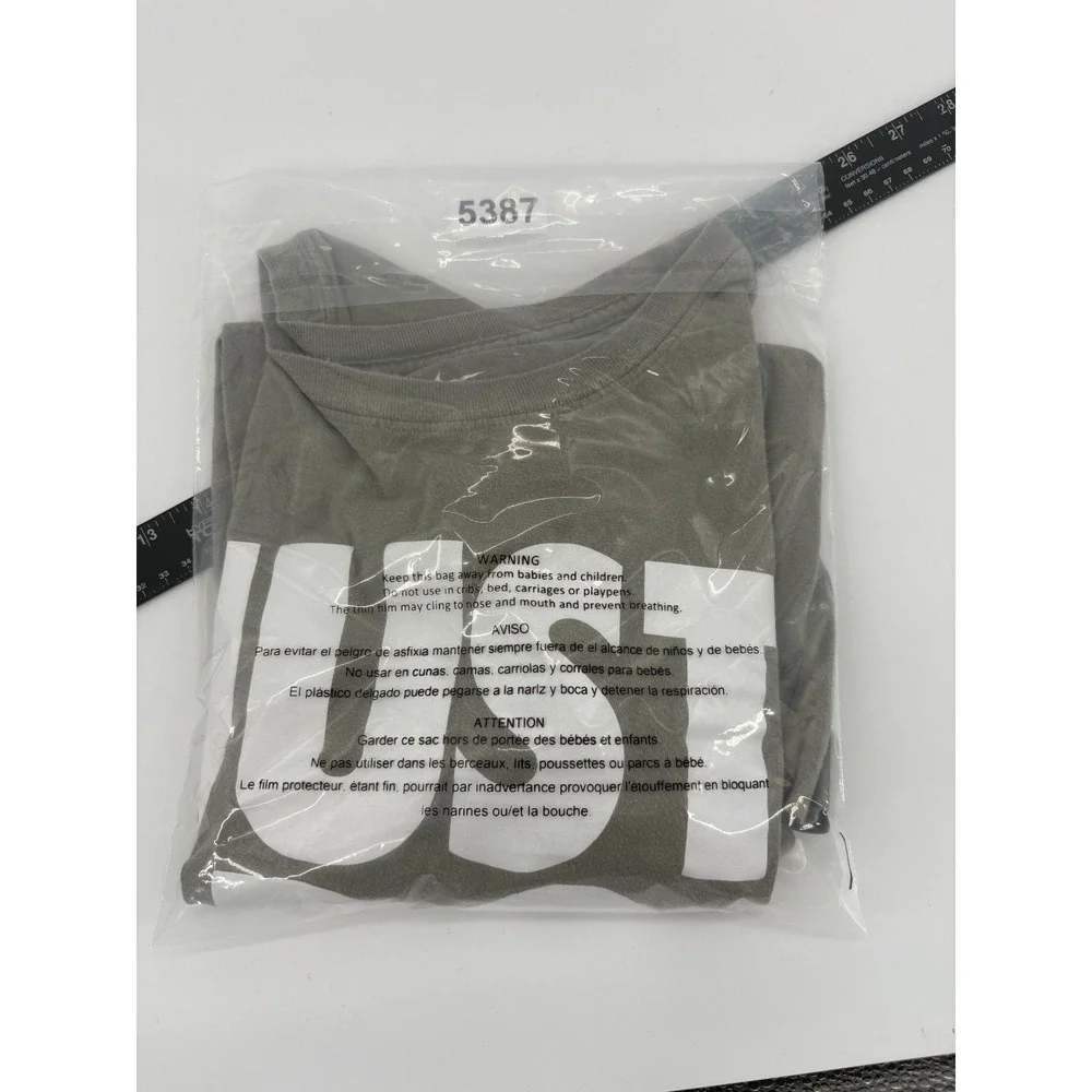Nike Just Do‎ It Graphic T-Shirt Men's XL Olive Green Short Sleeve Tee